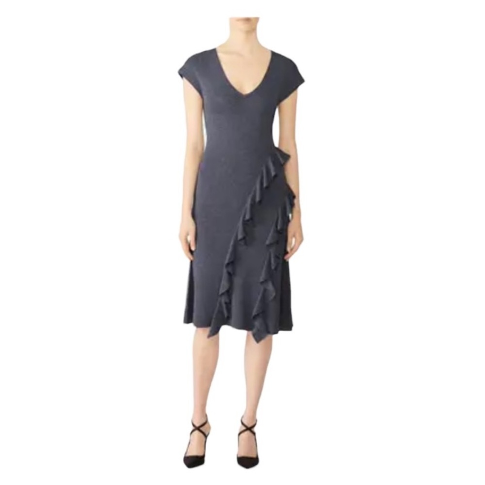 SACHIN + BABI NWT Shalise Gray Ruffle Dress